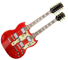 Load image into Gallery viewer, Rush Signed 18-String Double Neck SG Signature Edition Guitar
