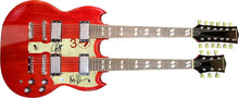 Load image into Gallery viewer, Rush Signed 18-String Double Neck SG Signature Edition Guitar
