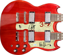 Load image into Gallery viewer, Rush Signed 18-String Double Neck SG Signature Edition Graphics Guitar
