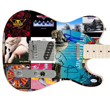 Load image into Gallery viewer, Aerosmith Signed &quot;Chronicles of Rock&quot; Custom 1/1 Fender Tele Graphics Guitar
