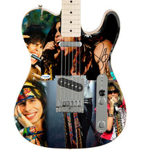 Load image into Gallery viewer, Aerosmith Steven Tyler Signed &quot;Vocal Virtuoso&quot; 1/1 Fender Tele Graphics Guitar
