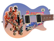 Red Hot Chili Peppers Signed Return Of The Dream Les Paul Graphics Guitar