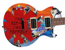 Load image into Gallery viewer, Red Hot Chili Peppers Signed  &quot;Sonic Canvas&quot; 1/1 Les Paul 100 Graphics Guitar
