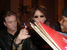 Load image into Gallery viewer, Aerosmtih Steven Tyler Signed &quot;Get A Grip Album&quot; Custom Graphics Guitar
