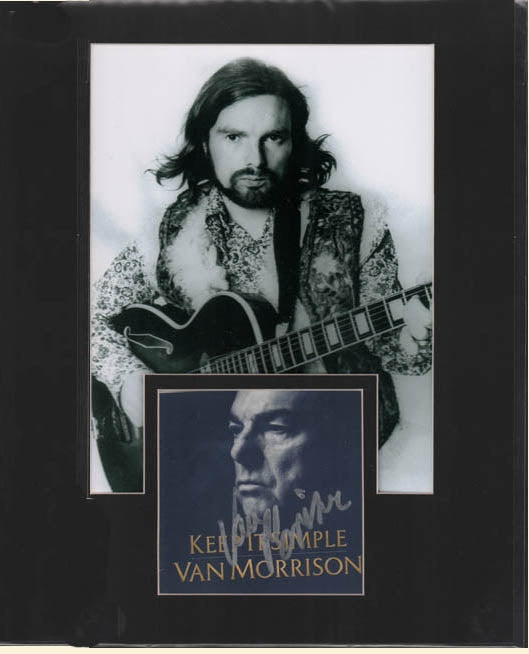 Van Morrison Autographed Signed 8x10 Matted Photo Plus