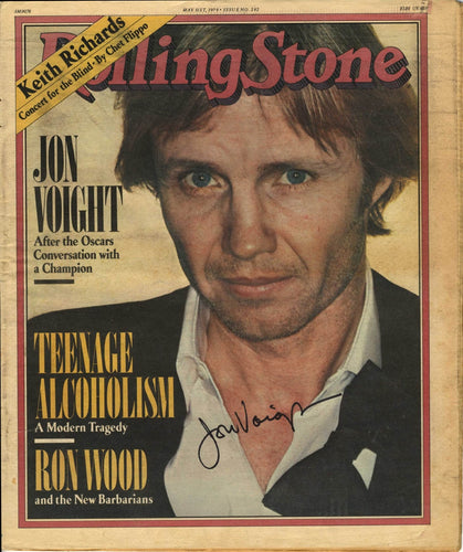 Jon Voight Autographed Signed May 31 79 Rolling Stone Mag RD 