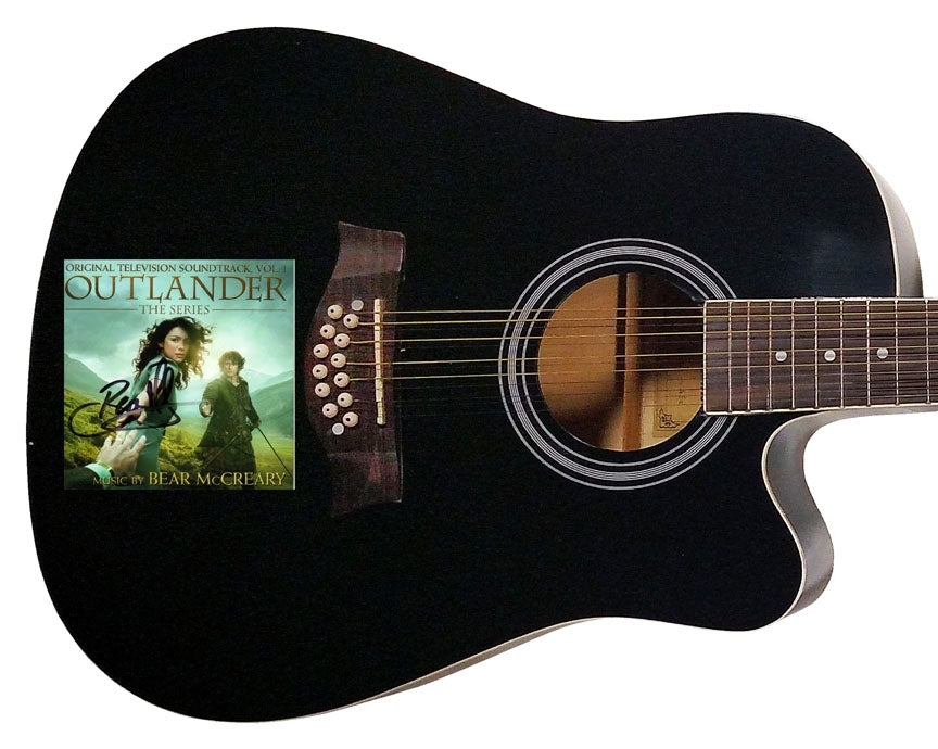 Bear McCreary Signed CD Cover 12 String Acoustic Guitar