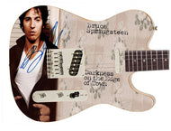 Bruce Springsteen Autographed Darkness on Edge of Town Graphics Guitar