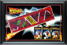 Load image into Gallery viewer, Back To The Future Cast x12 24x36 Michael J Fox Signed Framed Hoverboard Display
