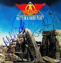 Load image into Gallery viewer, Aerosmith Autographed Signed Rock In A Hard Place Record Album LP Steven Tyler
