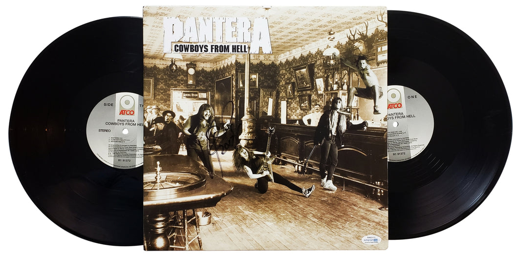 Pantera Vinnie Paul Autographed Signed Record Album LP