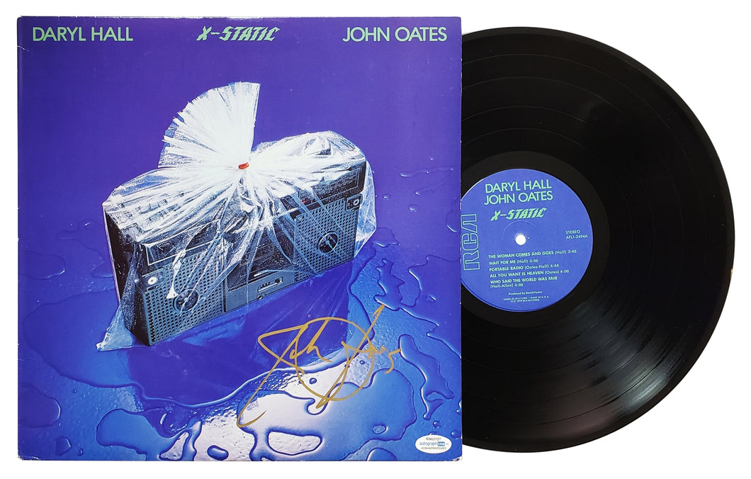 Hall & Oates Autographed Signed Album LP John Oates