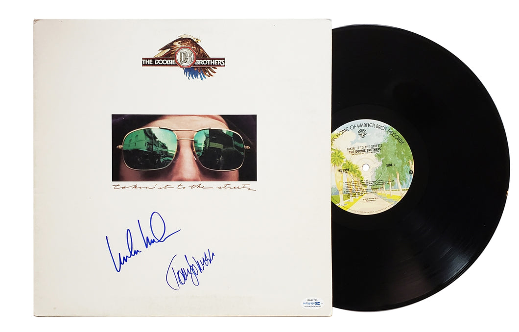 Doobie Brothers Autographed Signed Album Record LP