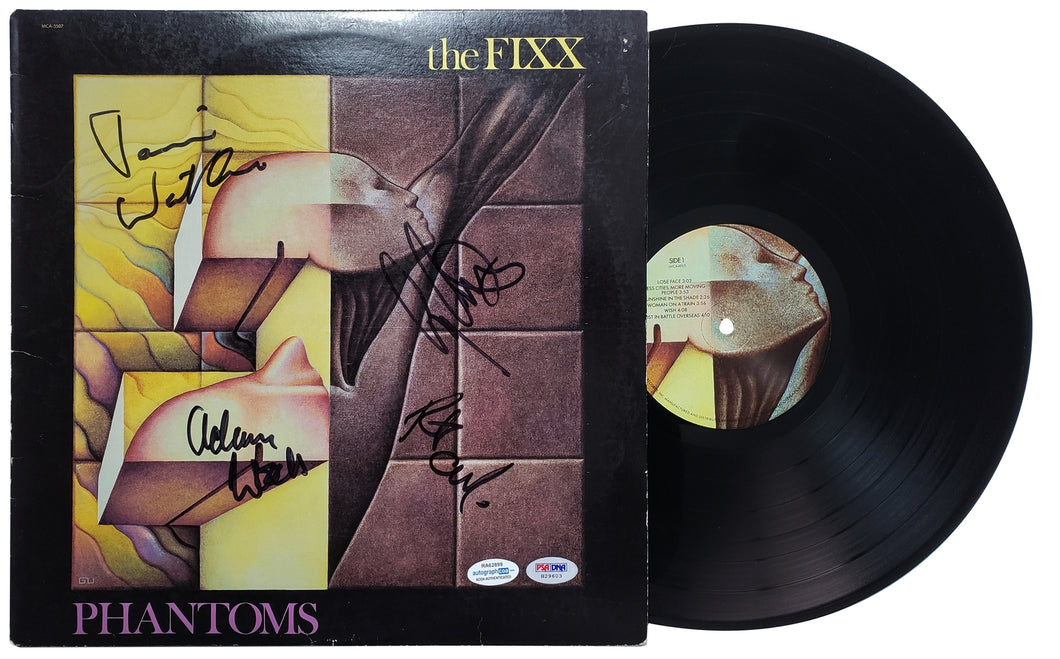 The Fixx Phantoms Autographed Signed Album Record LP