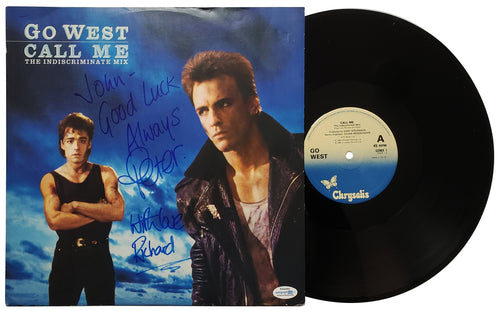 Go West Autographed Signed Album Record LP