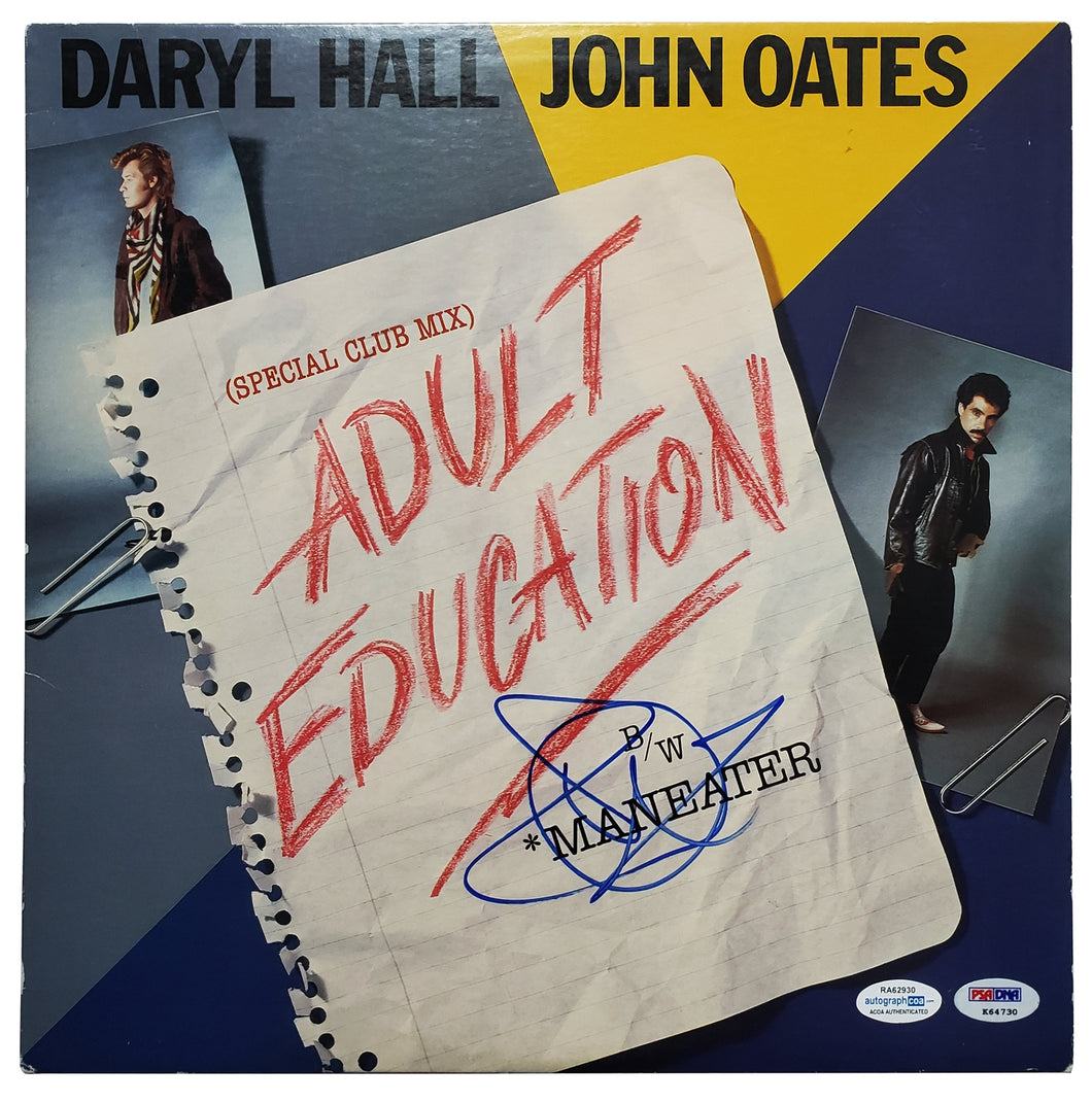 Hall & Oates Autographed Signed Album LP John Oates