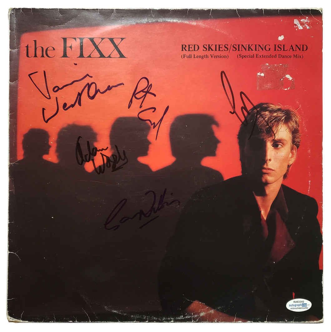 The Fixx Autographed Signed Album Record LP