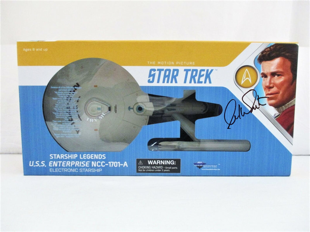 William Shatner Autographed Star Trek Starship Legends U.S.S Enterprise NCC-1701 JSA