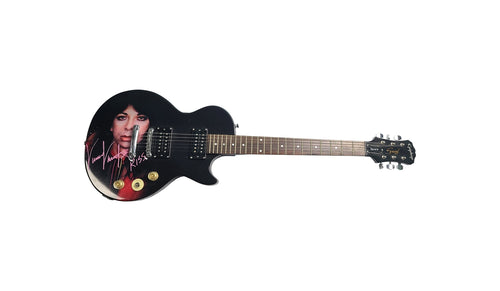 KISS Vinnie Vincent Autographed Custom Photo Gibson Epiphone Special II Guitar
