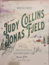 Load image into Gallery viewer, Judy Collins Jonas Fjeld Signed Winter Stories Tour 2019-2020 Concert Poster
