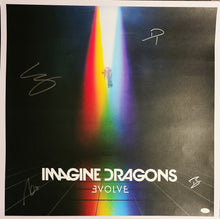 Load image into Gallery viewer, Imagine Dragons Huge Autographed 24x24 Evolve Album CD Poster
