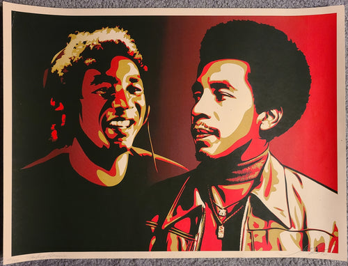 Smokey Robinson & Shepard Fairey Rare Signed Limited Lithograph Print Motown