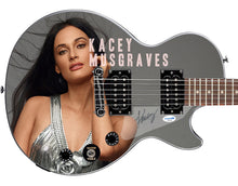 Load image into Gallery viewer, Kacey Musgraves Signed Glamorous Custom Graphics Epiphone Guitar
