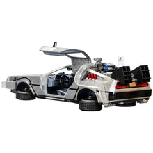 Load image into Gallery viewer, Michael J. Fox Christopher Lloyd Signed Back to the Future 1:24 DeLorean Car
