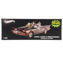 Load image into Gallery viewer, Adam West, Burt Ward Signed ELITE 1:18 Scale Die-Cast Batmobile w Figures
