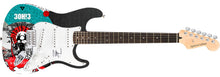 Load image into Gallery viewer, 3OH!3 Nathaniel Motte Signed 1/1 Custom Graphics Photo Guitar
