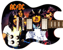 Load image into Gallery viewer, Angus Young AC/DC Signed w Sketch Custom Graphics Highway To Hell LP Guitar
