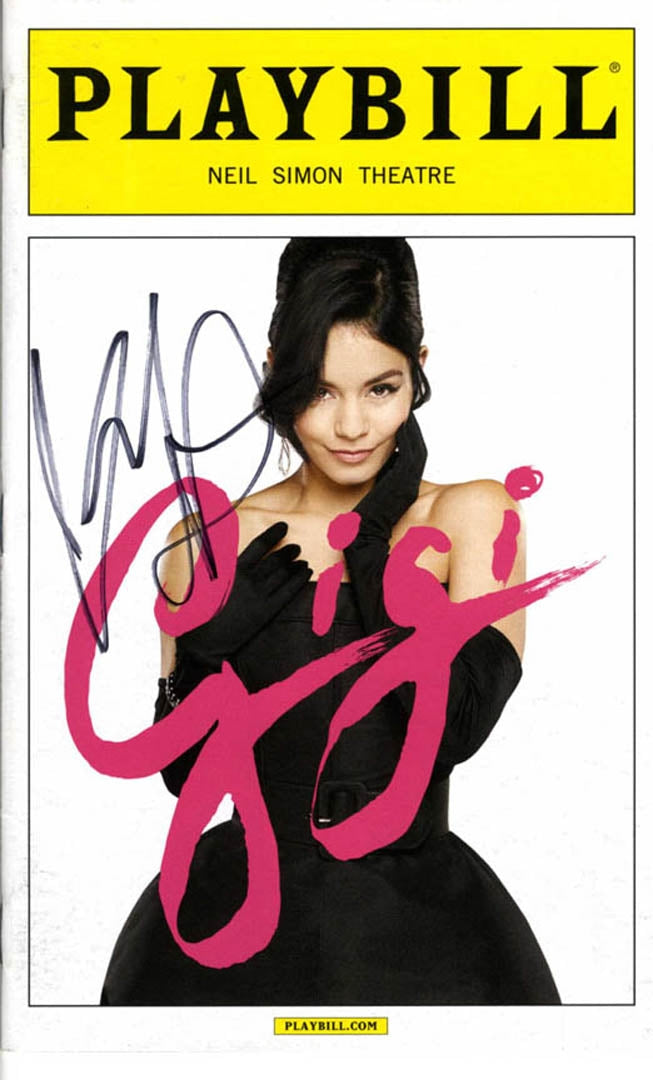 Vanessa Hudgens Autographed Signed Sexy Gigi Playbill 