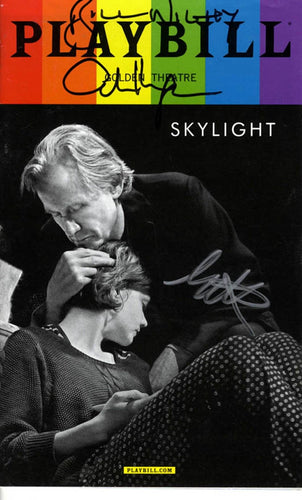 Skylight Autographed X3 Signed Bill Nighy Carey Mulligan Playbill