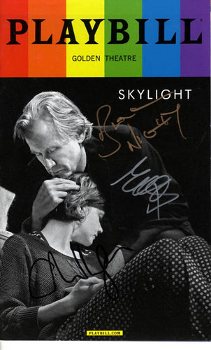 Skylight Signed X3 Bill Carey Matthew Playbill 