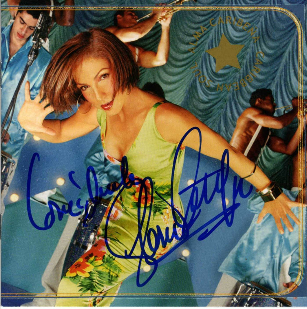 Gloria Estefan Autographed Signed Cd Cover 