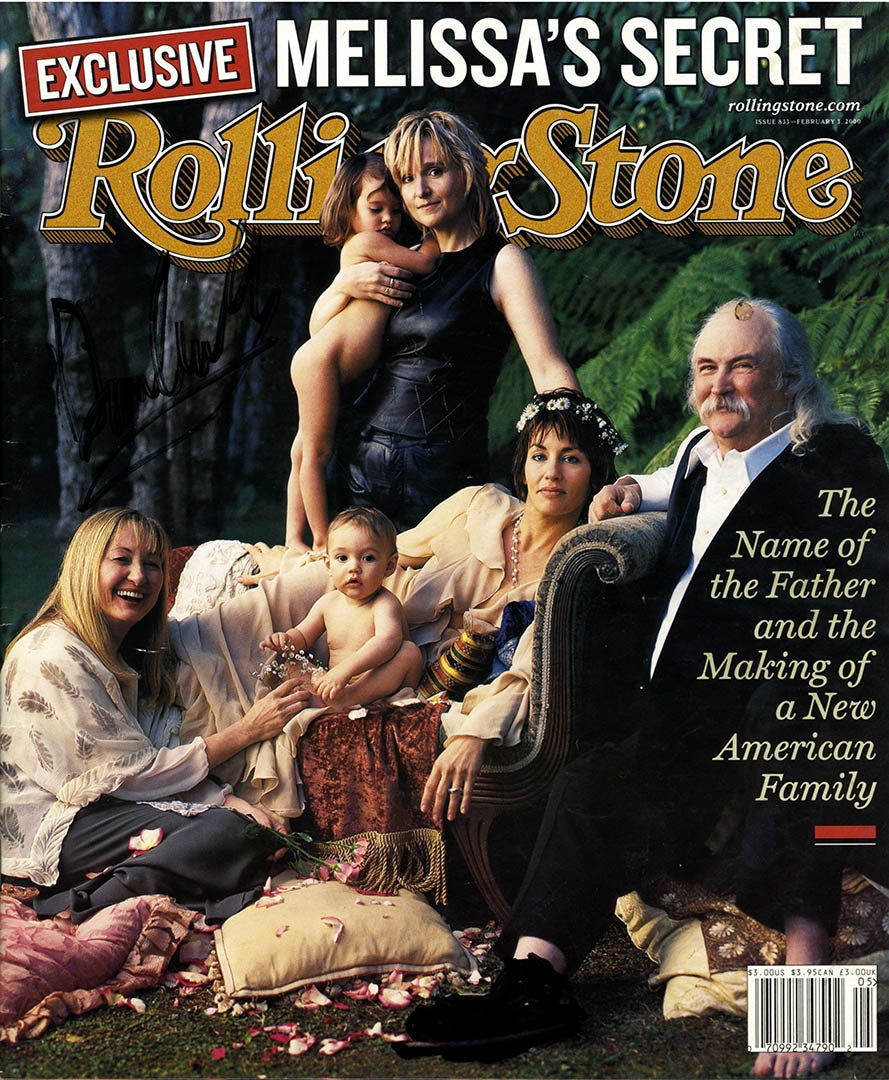 David Crosby Autographed Rolling Stone Magazine 