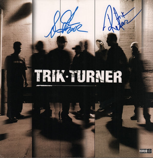Trik Turner Autographed Signed x2 Album Lp Flat 
