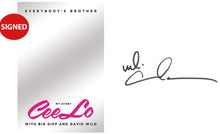 Load image into Gallery viewer, Cee-Lo Green Autographed Signed Everybody&#39;s Brother My Story HC Book R
