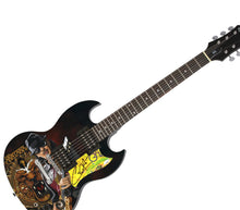 Load image into Gallery viewer, Carlos Santana Signed Custom Graphics Guitar ACOA JSA
