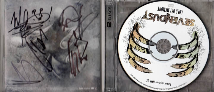 Sevendust Autographed Signed Cold Day Memory Cd 