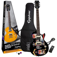 Slash of Guns N Roses Signed Custom Graphics His Model Epiphone Guitar
