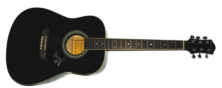 Shelly Fairchild Autographed Signed Black Acoustic Guitar 