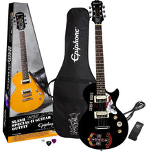 Load image into Gallery viewer, Slash of Guns N Roses Signed Custom Graphics His Model Epiphone Guitar
