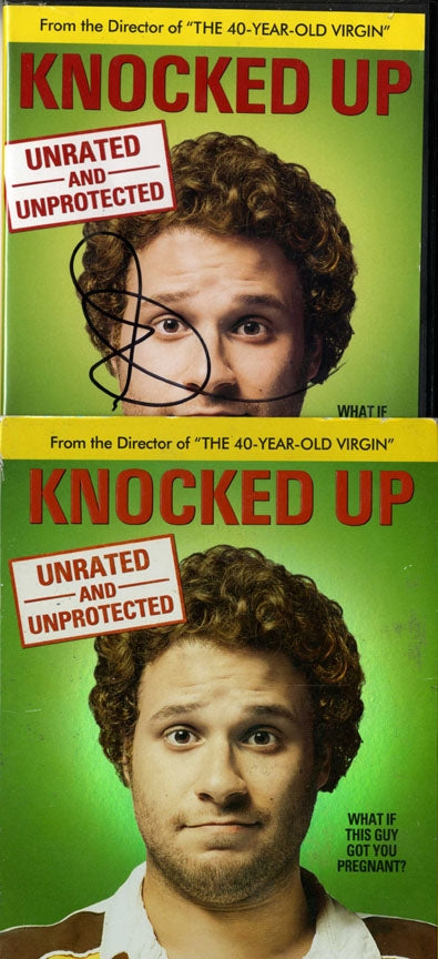 Seth Rogen Autographed Knocked Up DVD Case With Sleeve 