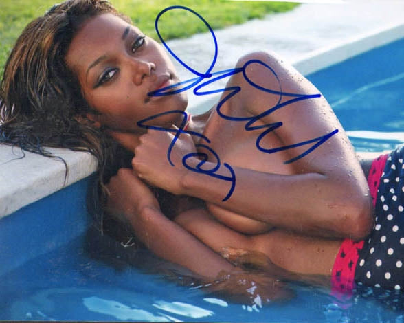 Jessica White Autographed Signed 8x10 Topless SFW Photo 