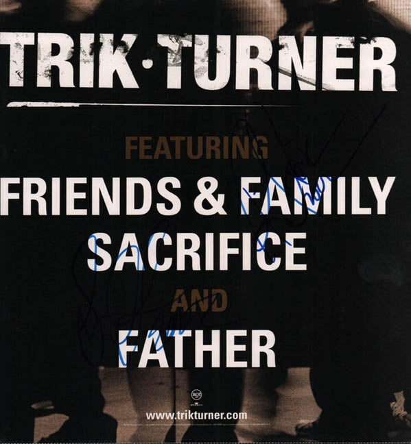 Trik Turner Autographed Signed Album Flat