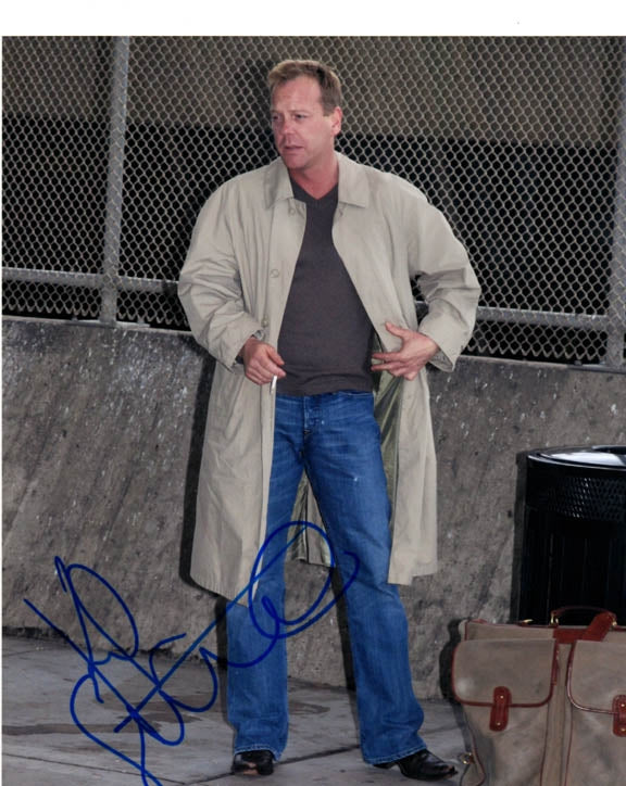 Kiefer Sutherland Autographed Signed 8x10 24 Set Photo 