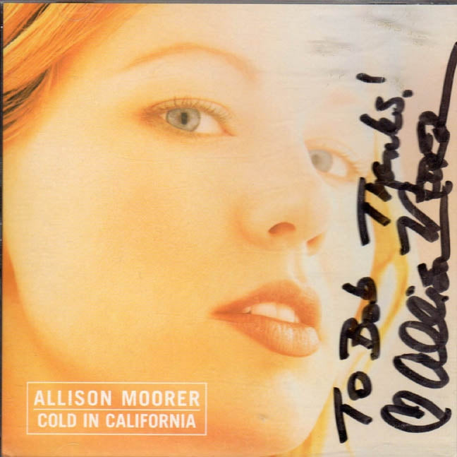 Allison Moorer Signed Cold In California CD