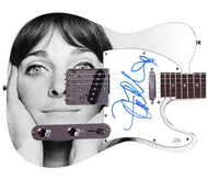 Judy Collins Signed Custom Graphics Guitar