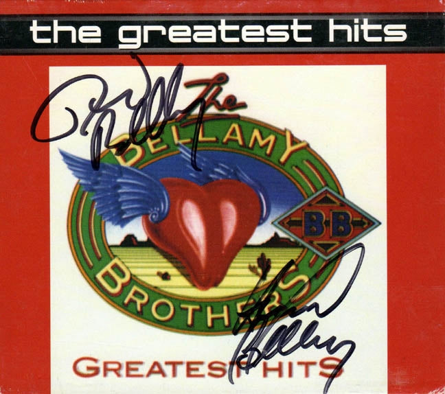 Bellamy Brothers Autographed Signed Greatest Hits CD